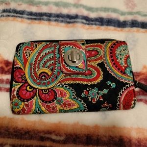 COPY - Vera Bradley Turnlock Wallet in Parisian Paisley